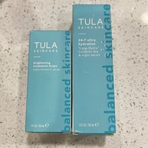 Tula Skincare Brightening Treatment Vitamin C And 24/7 Ultra Hydration Serum